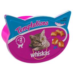 Whiskas Temptations Kattegodbidder med Laks 60g